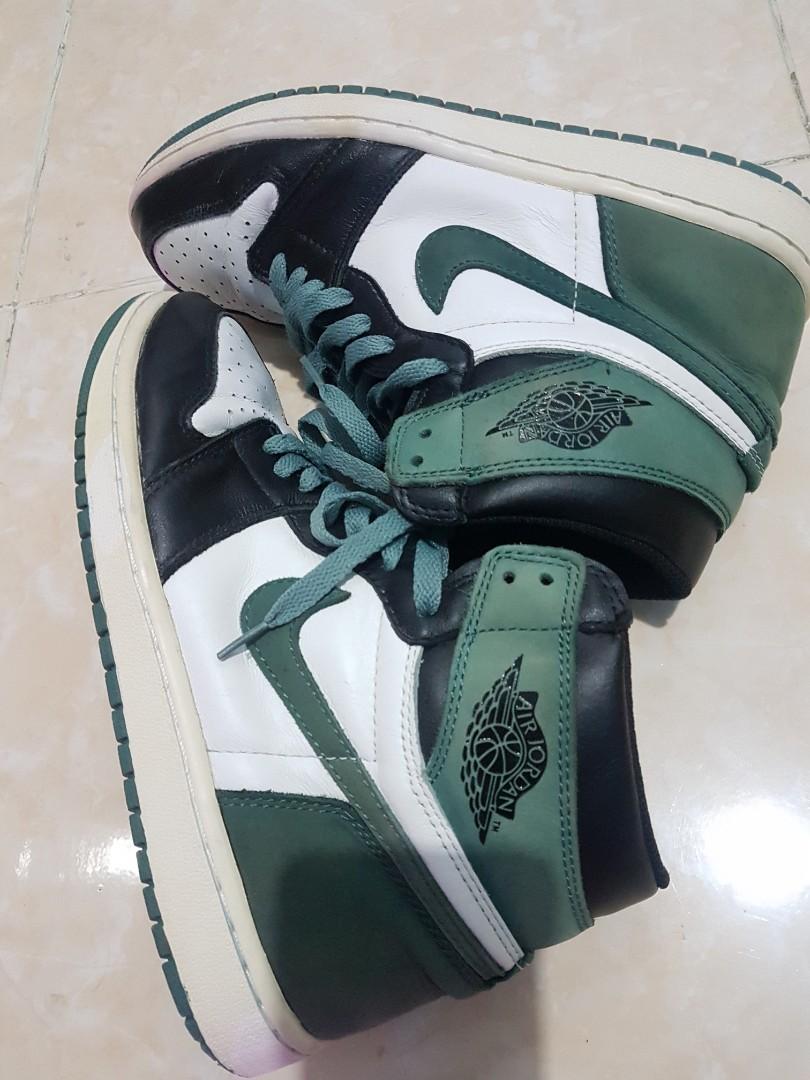 Air Jordan 1, Clay Green, Fesyen Pria 
