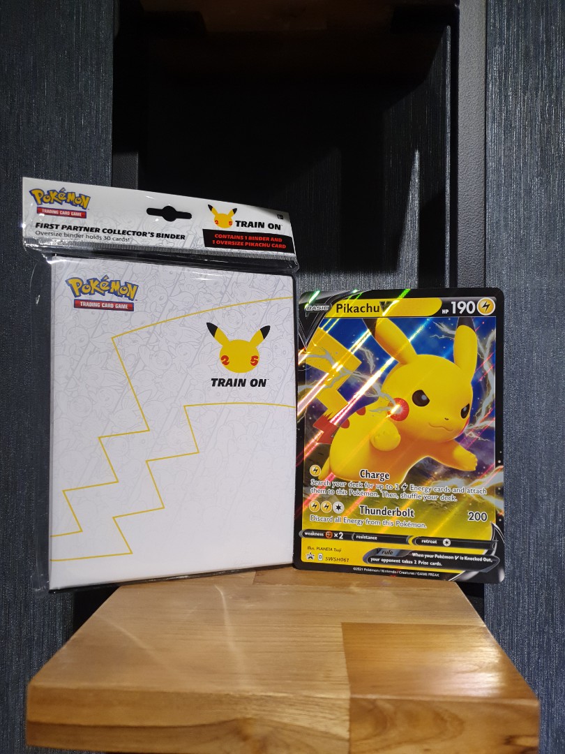 NEW Pokemon 25th Anniversary First Partner Collector’s Binder SEALED 