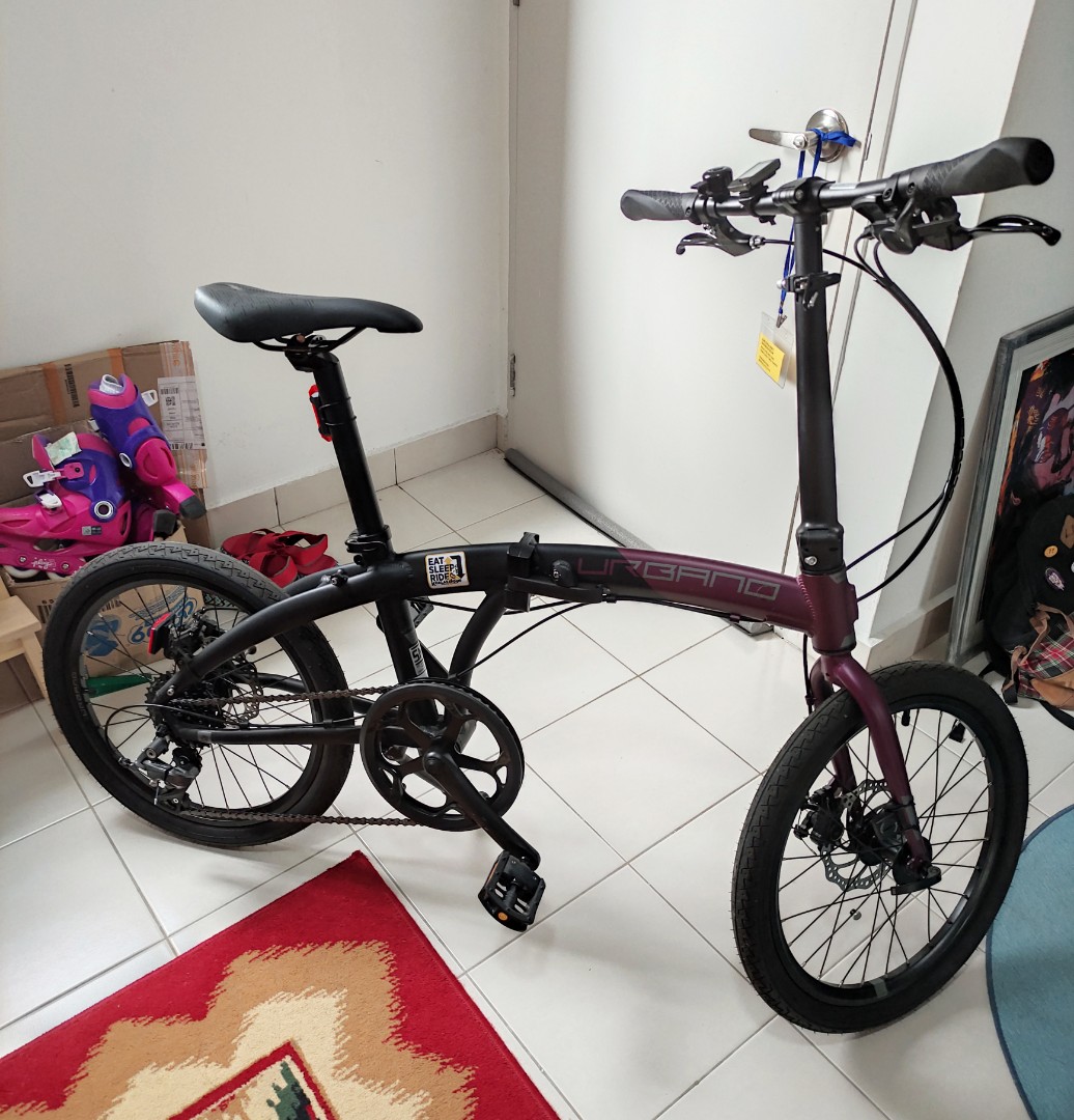 Polygon urbano 3.0 folding bike deals