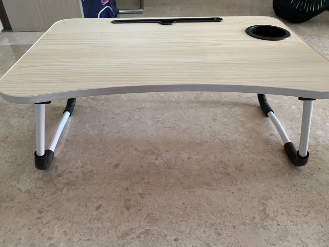 Portable study table size 60cmx40cm, Furniture & Home Living