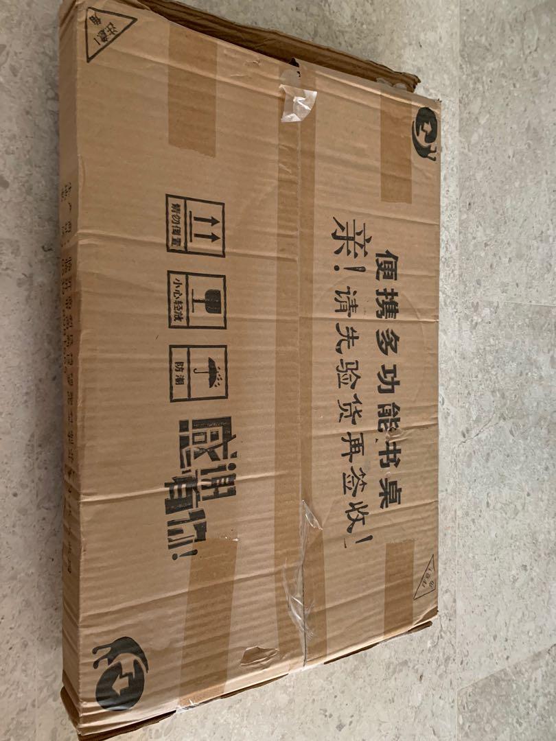 Portable study table size 60cmx40cm, Furniture & Home Living