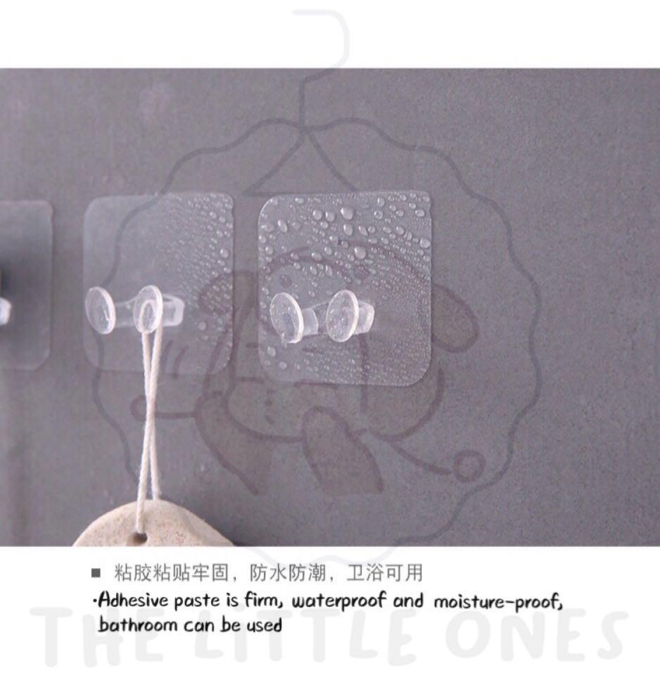 Transparent and seamless paste wire plug hook 透明无痕粘贴电线插头