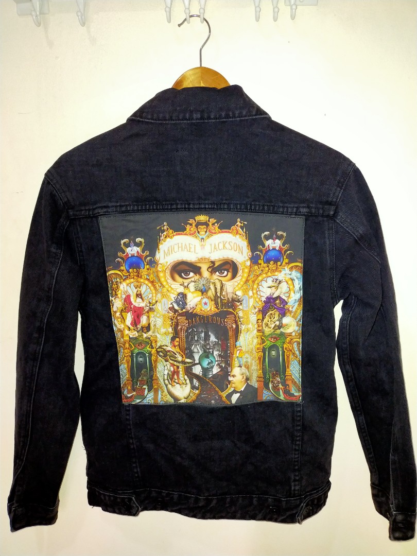 Michael jackson denim jacket new arrivals