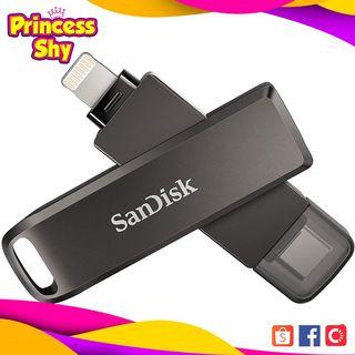 Sandisk 128GB Ixpand Luxe Lightning OTG USB Type C Flash Drive SDIX70N-128G