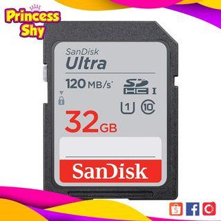 SanDisk 32GB Ultra SDHC UHS-I Memory Card 120mbps SDSDUN4-032G