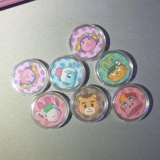 Sanrio Animal Crossing Amiibo Coin Tags