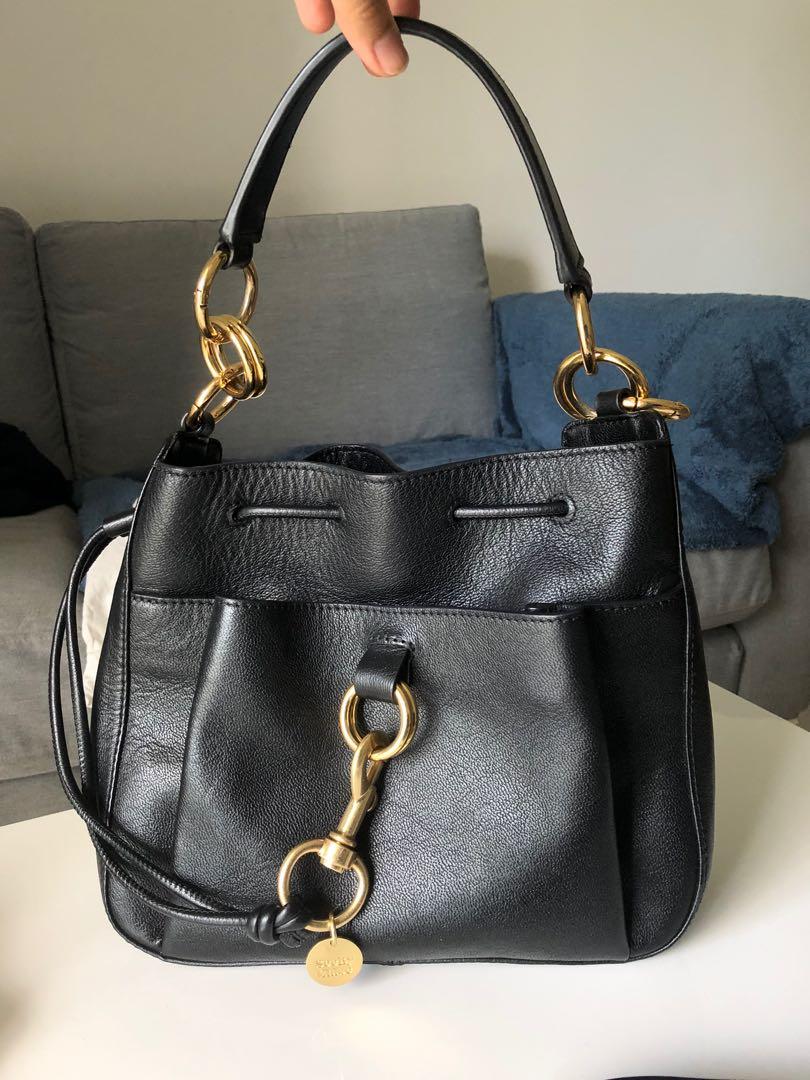 See by Chloe Tony leather bucket bag