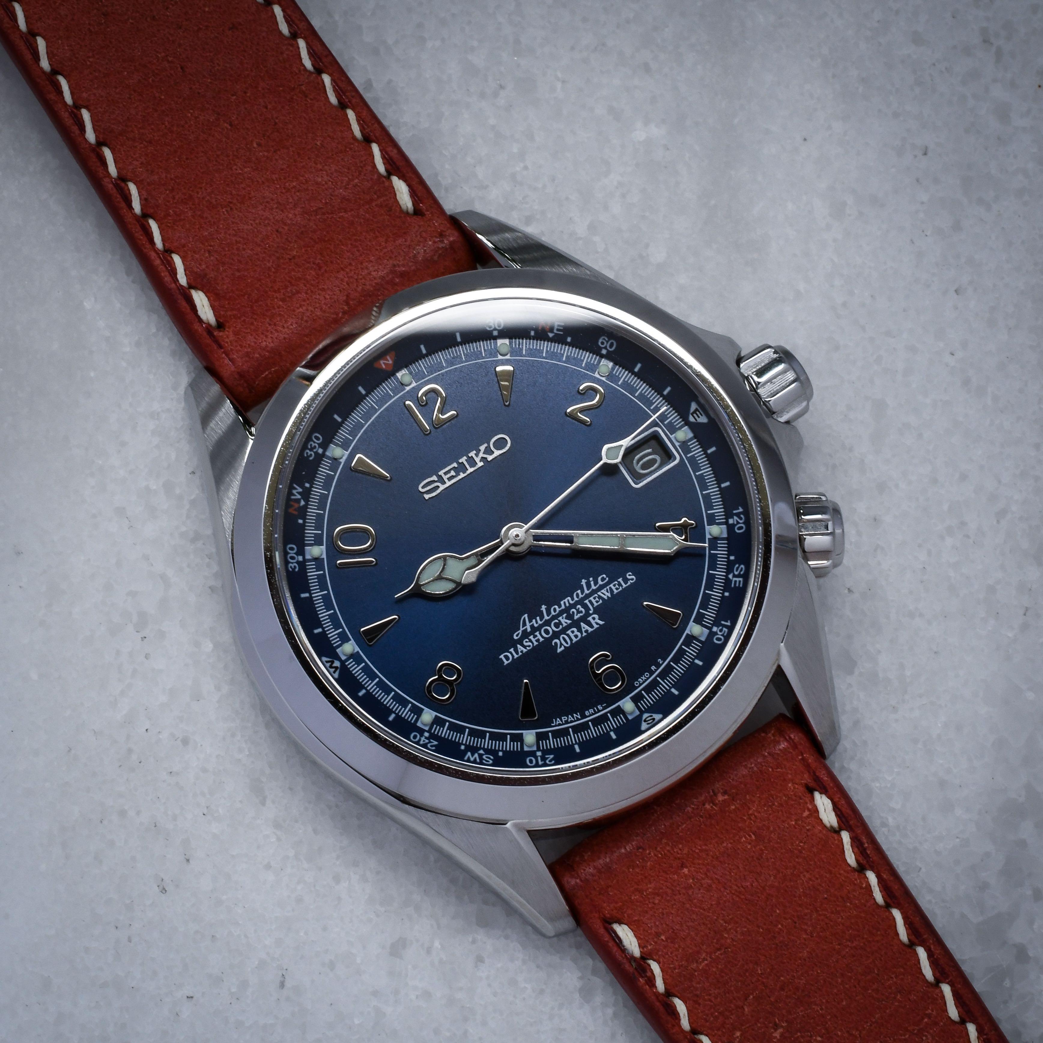 Seiko Alpinist blue Spb089, Men's Fashion, Watches & Accessories, Watches  on Carousell