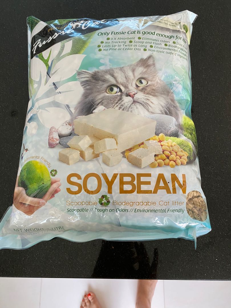 View of Soybean cat litter, Pet Supplies, Homes & Other Pet Accessories on ...