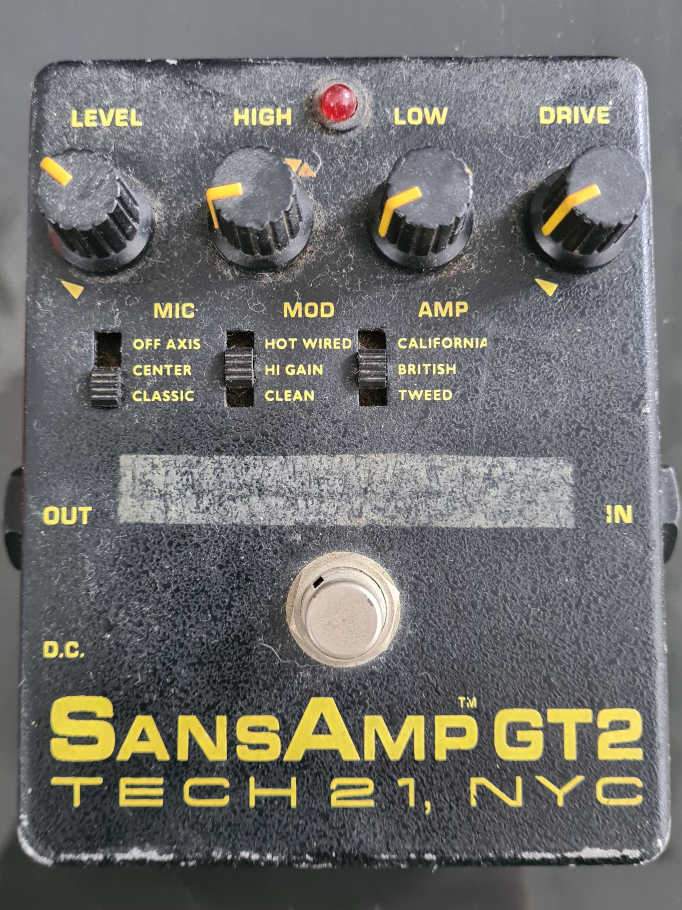 SansAmp GT2 (Tech21, NYC) - ギター