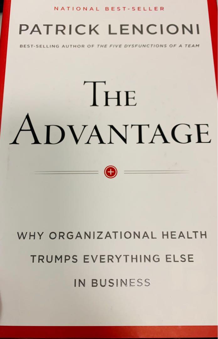 英文書：The Advantage: Why Organizational Health Trumps