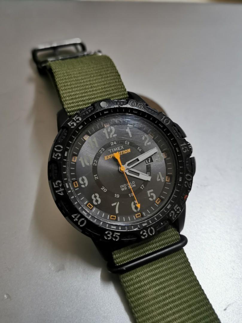 Timex Expedition Indiglo Gallatin Green Watch, Men's Fashion, Watches &  Accessories, Watches on Carousell