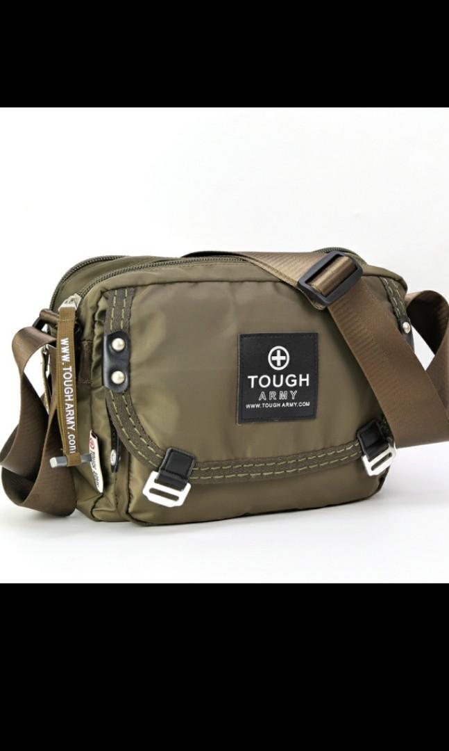 Tough sling top bag