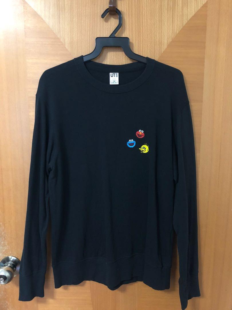Uniqlo X Kaws Sesame Street Black Long 