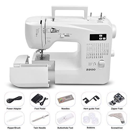 Uten Computerised Digital Sewing Machine Embroidery Quilting Function