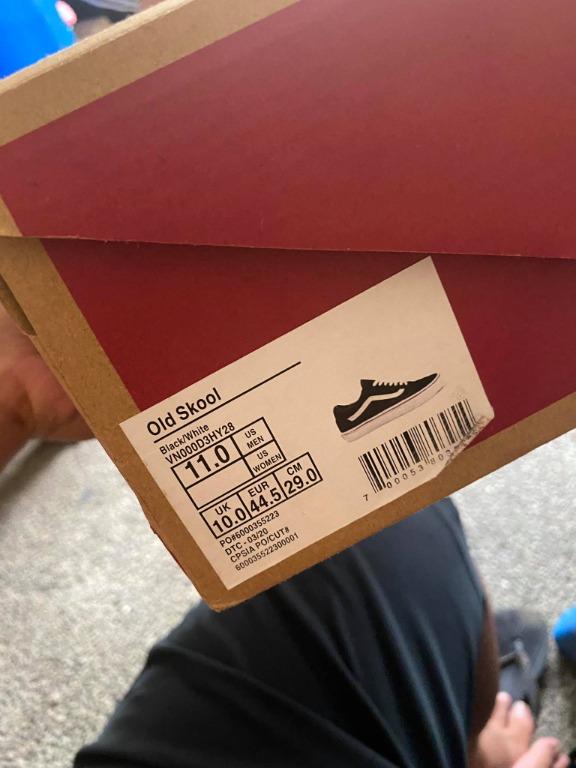 Mens vans size hot sale 11 sale