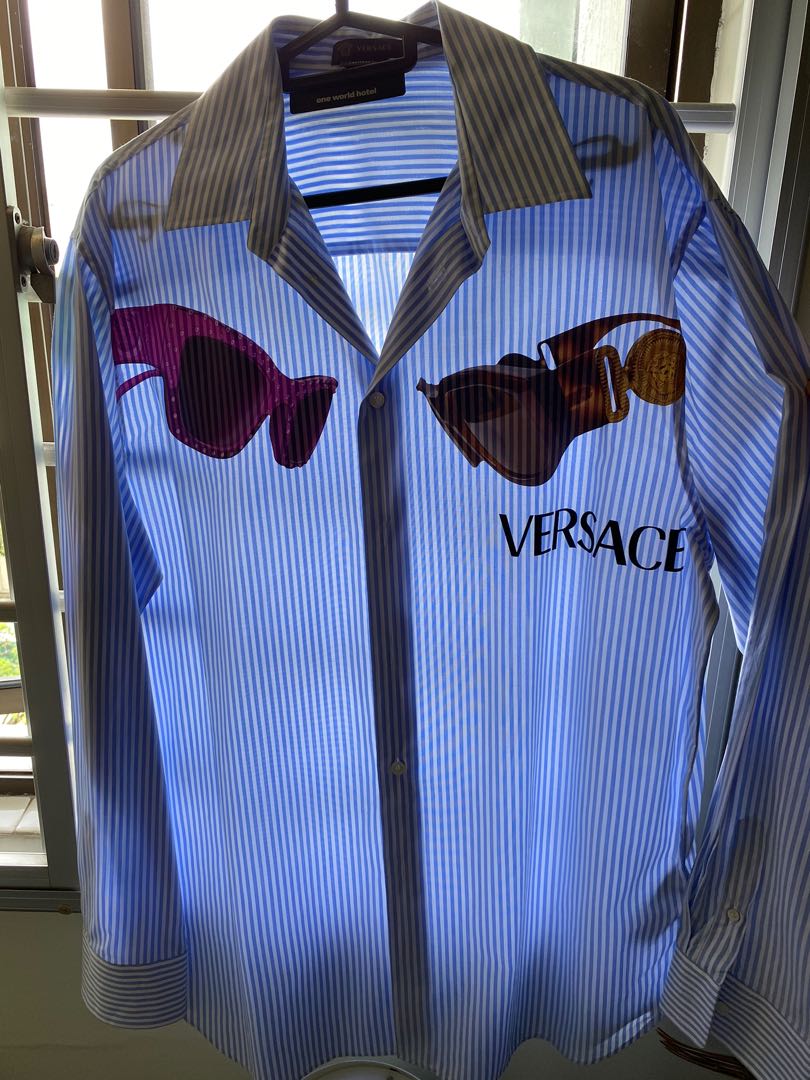 versace button ups