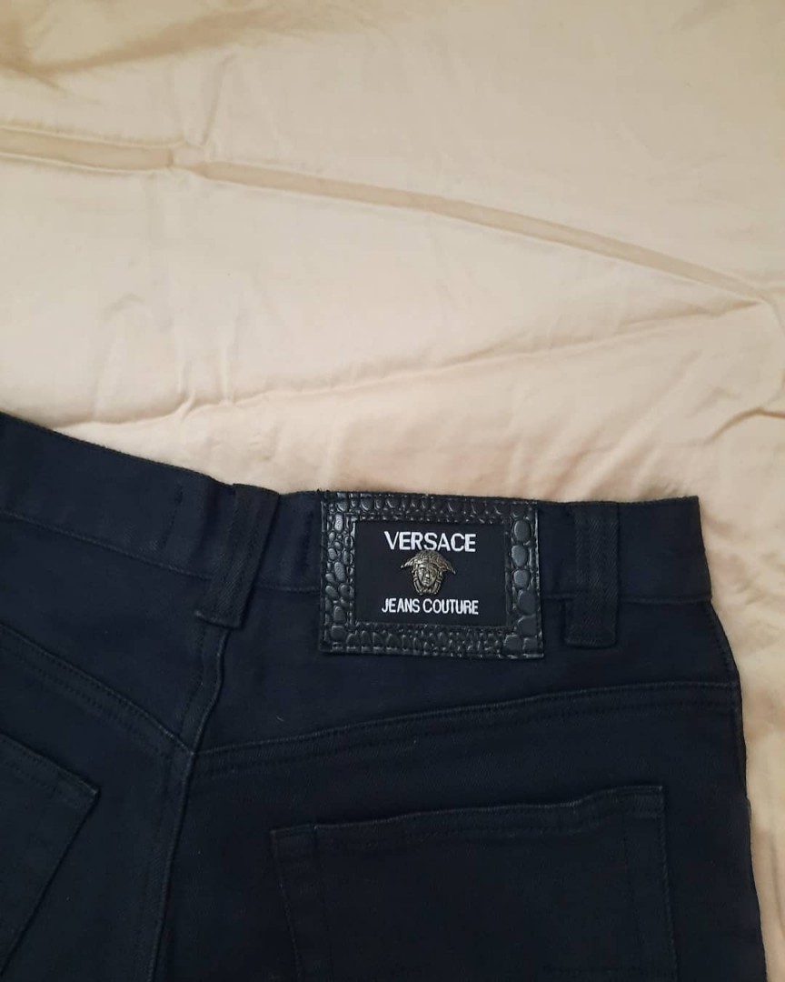 Versace Jeans Couture, Fesyen Pria, Pakaian , Bawahan di Carousell
