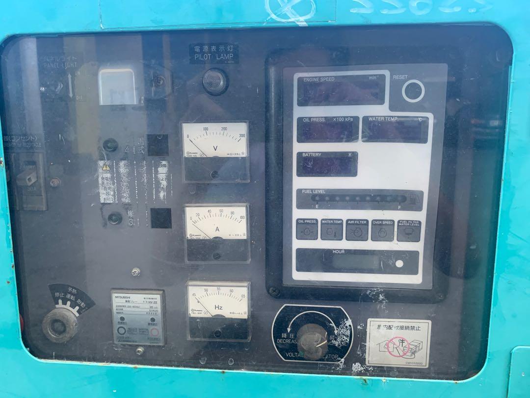 Welding Generator 300 Amp Japan (Category: Construction Tools & Equipment) located in Manila. Submitted by santiago0721 (Listing ID 1074911863, Image 3). Description: DLW 300LSW DLW 300ESW Brand: Denyo (Japan) Slightly used units Many stocks available Weight: 405 kg.
