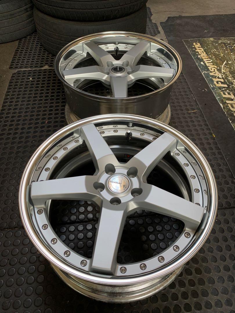 WORKS Gnosis GR203 19” 5x112 MADE IN JAPAN, Car Accessories, Tyres ...