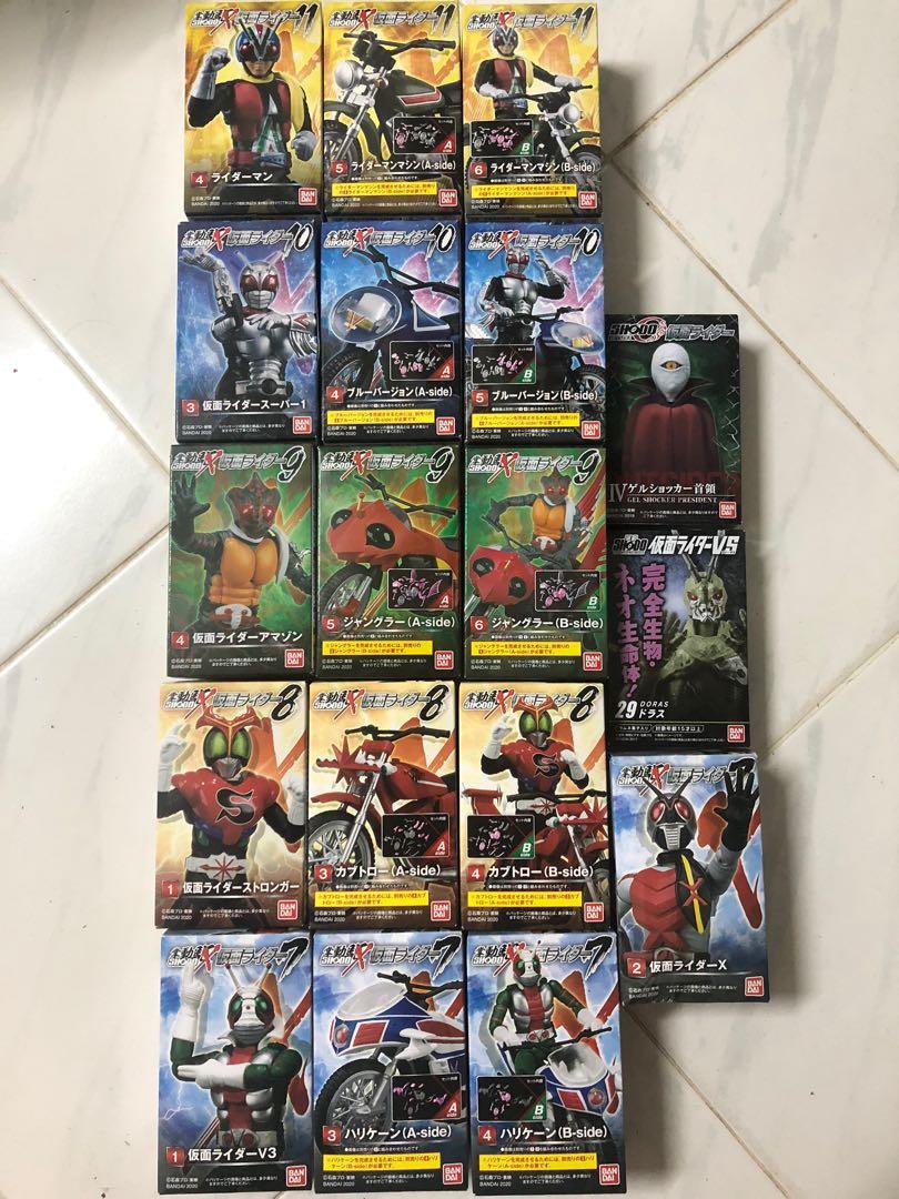 【WTS】Shodo-X Kamen Rider Showa Series With Bike(Set), Hobbies & Toys ...