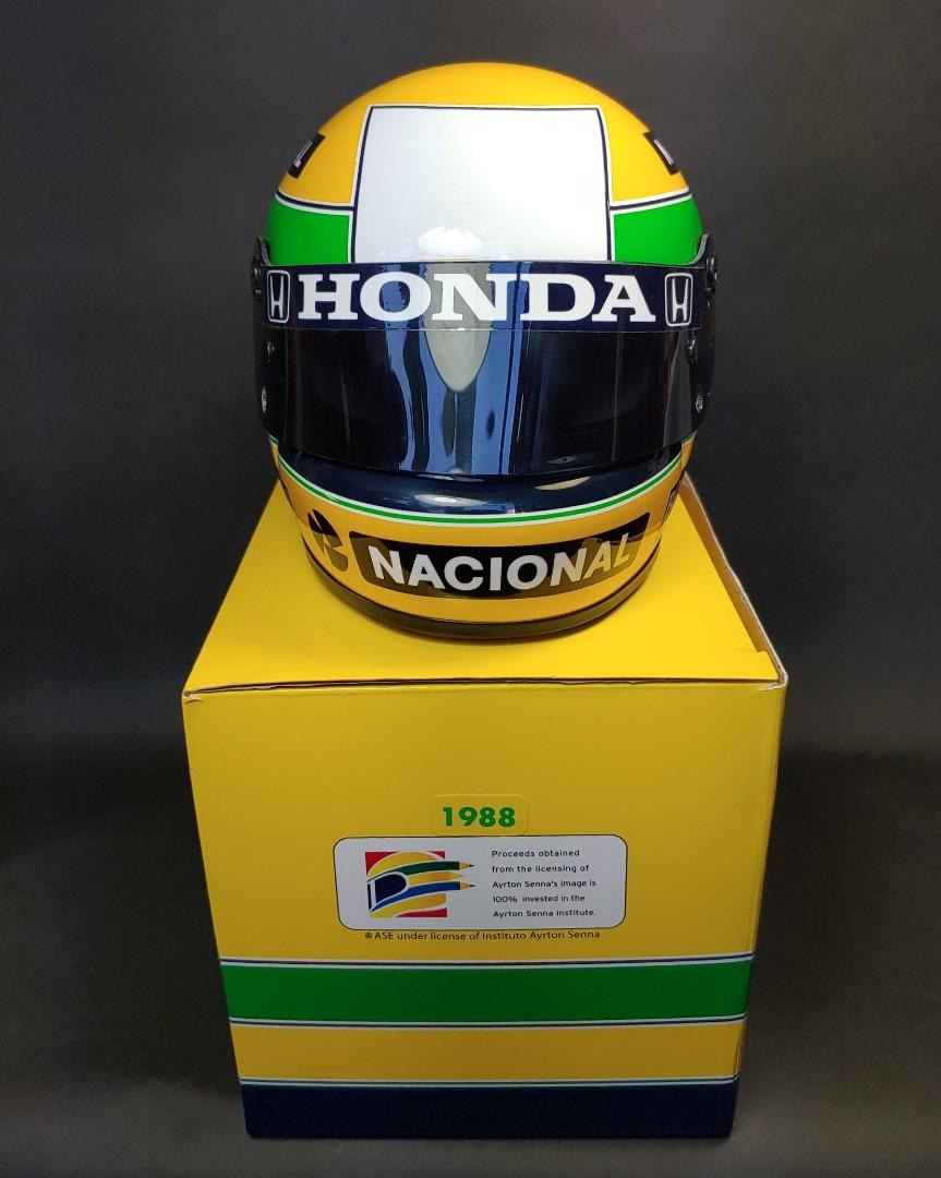 1/2 Ayrton Senna Helmet 1988 Mclaren 冼拿頭盔n tamiya fujimi bbr 