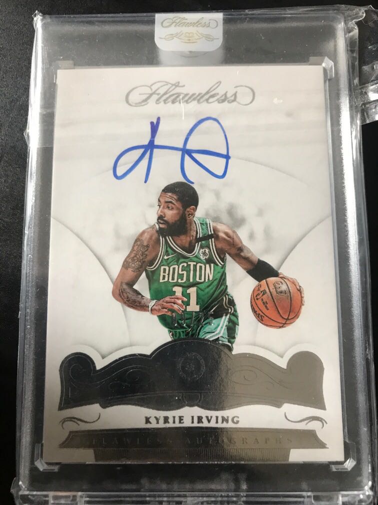  2017-18 Panini Donruss #26 Kyrie Irving Basketball Card Wearing  a Boston Celtics Jersey : Collectibles & Fine Art