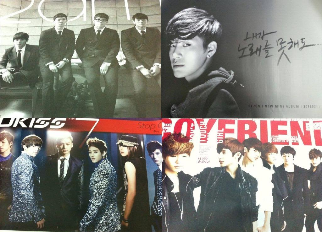 Clearance Poster Ukiss Boyfriend 2am Se7en Official Poster K Wave On Carousell