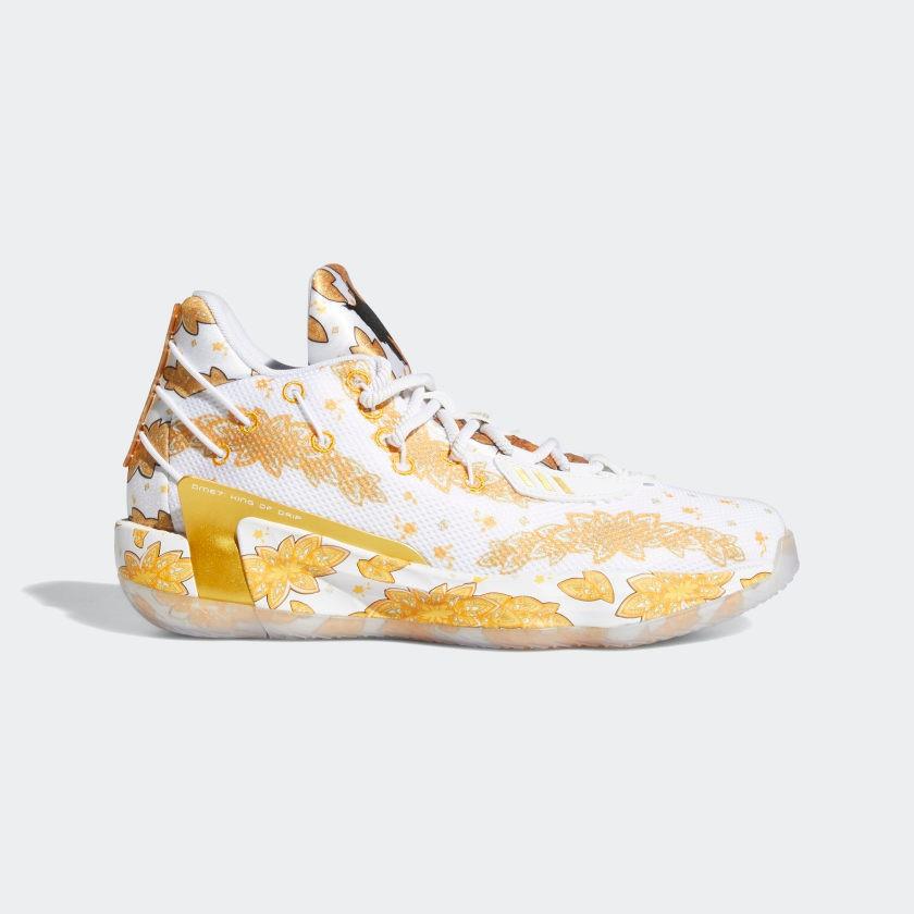 adidas dame 7 ric flair mens white