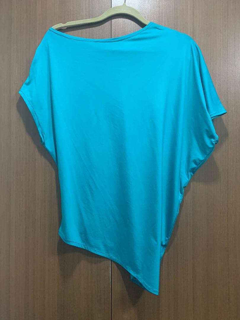 Aqua Green Beach Cover Up Top Women S Fashion Tops Others Tops On Carousell