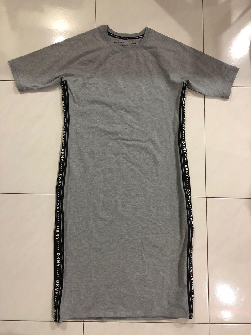 Dkny grey hot sale dress