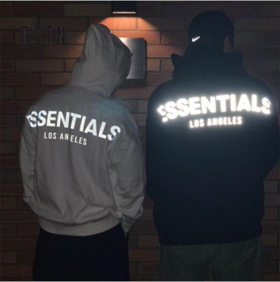 Reflective logo hoodie deals