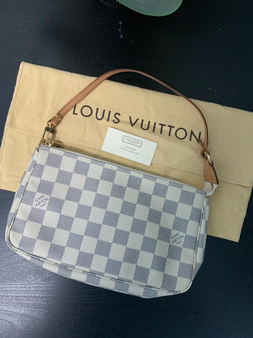 LV Handbag putih, Luxury, Bags & Wallets on Carousell