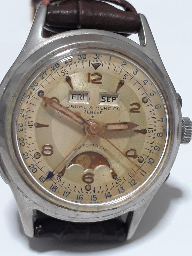Baume & mercier triple date moonphase 2025
