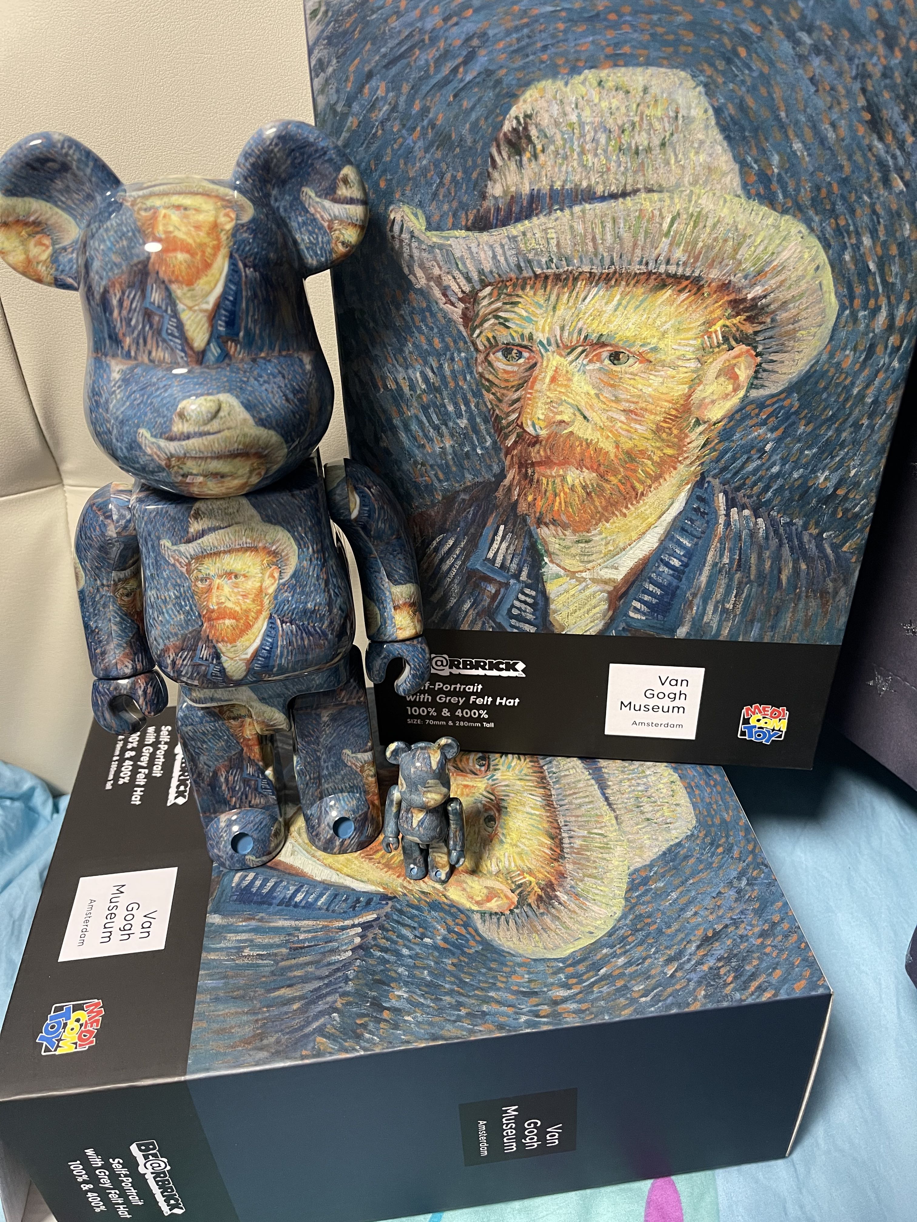 Be@rbrick Van Gogh Museum Self Portrait 100% and 400%, 興趣及遊戲