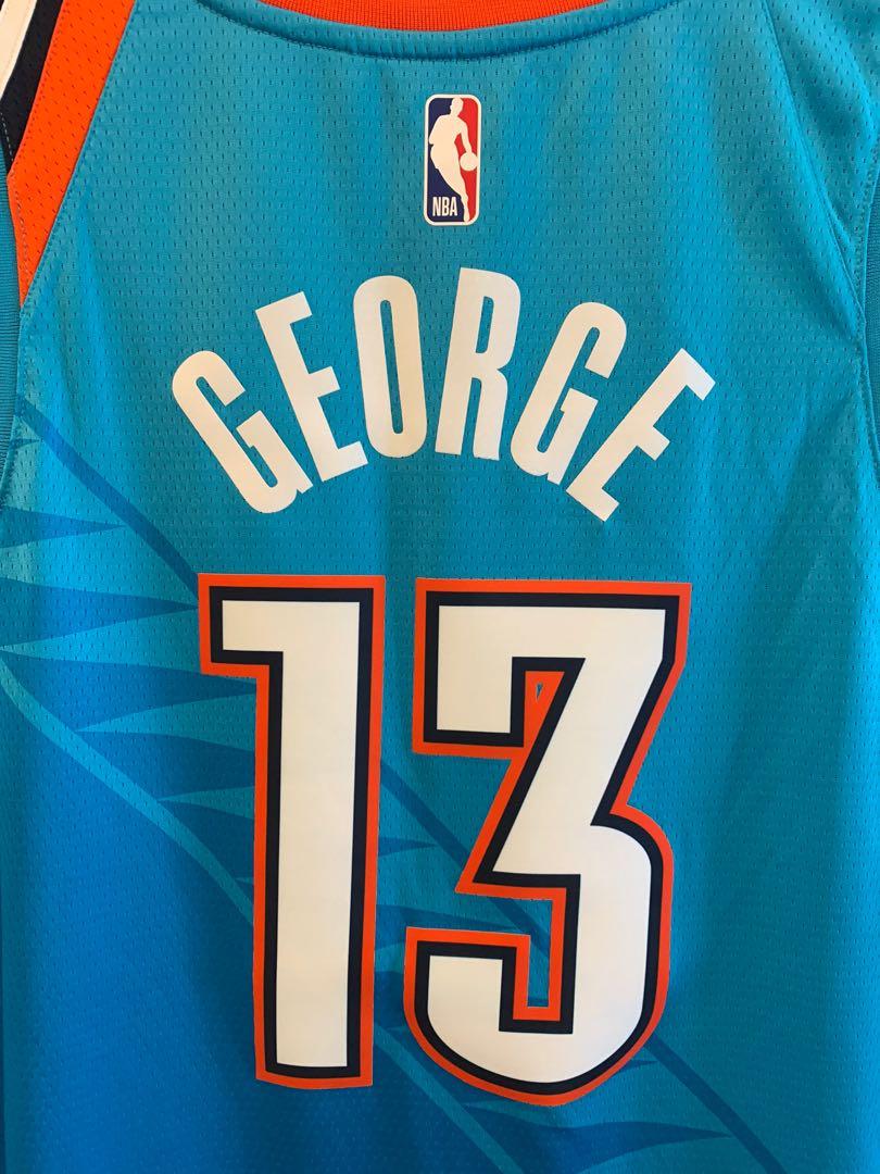 NIKE NBA PAUL GEORGE OKLAHOMA CITY THUNDER SWINGMAN JERSEY TIDAL BLUE price  €82.50