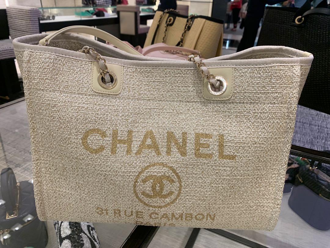 Chanel Deauville tote bag brand new, Women's Fashion, Bags