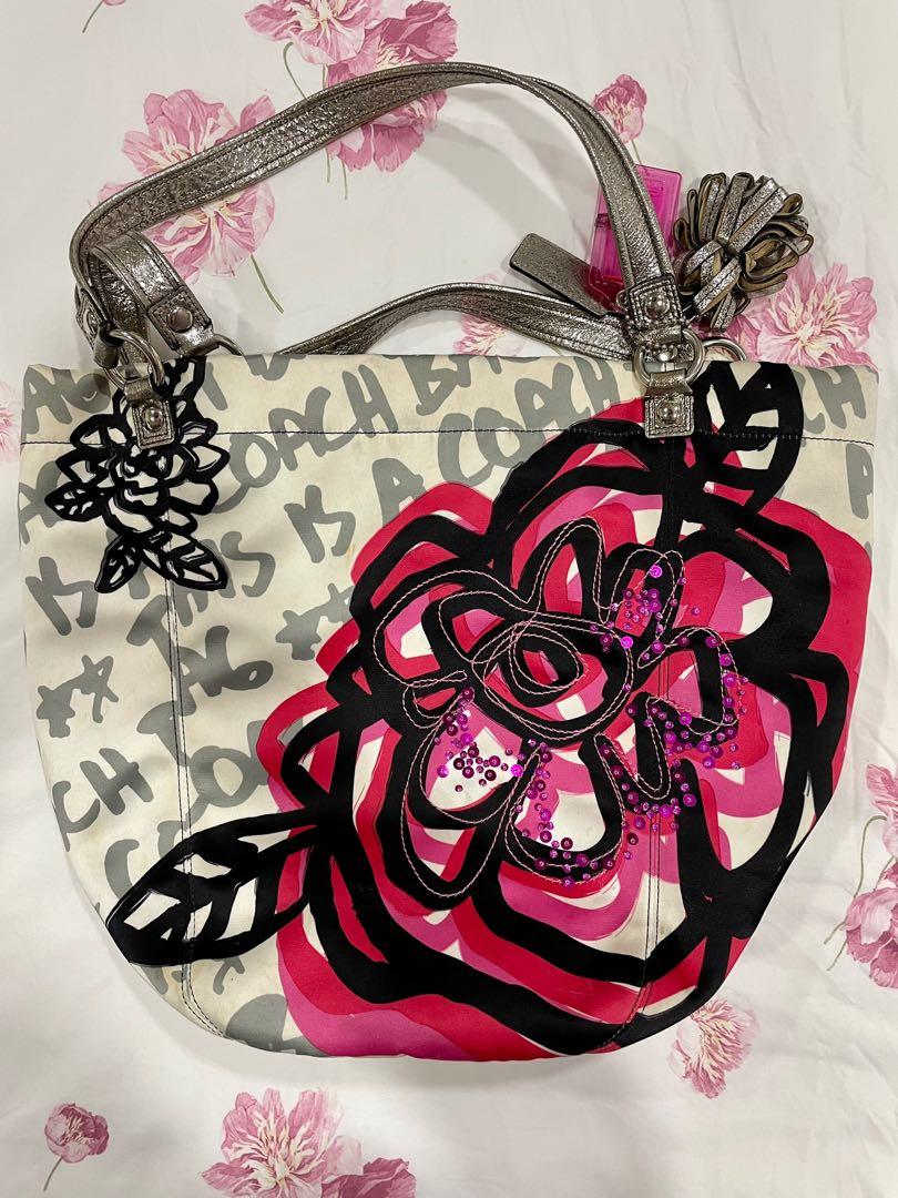 Coach poppy hotsell flower purse