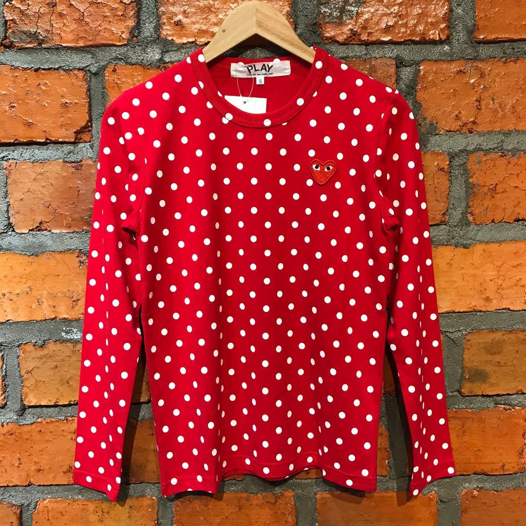 commes des garcons polka dot