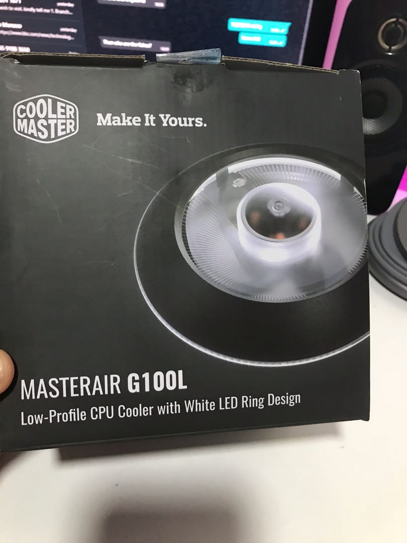 Cooler Master MasterAir G100l cpu fan Computers Tech Parts