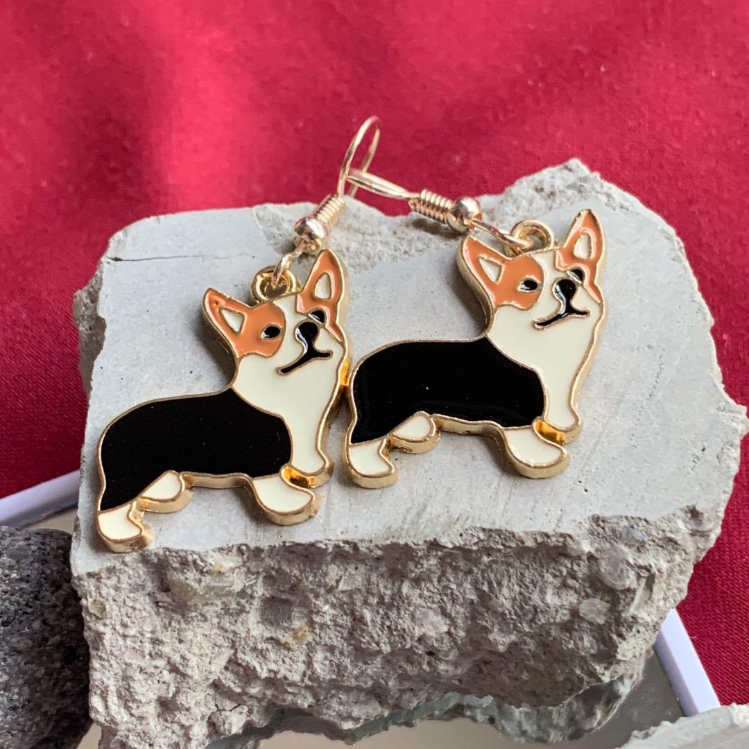 Bichon frise deals earrings