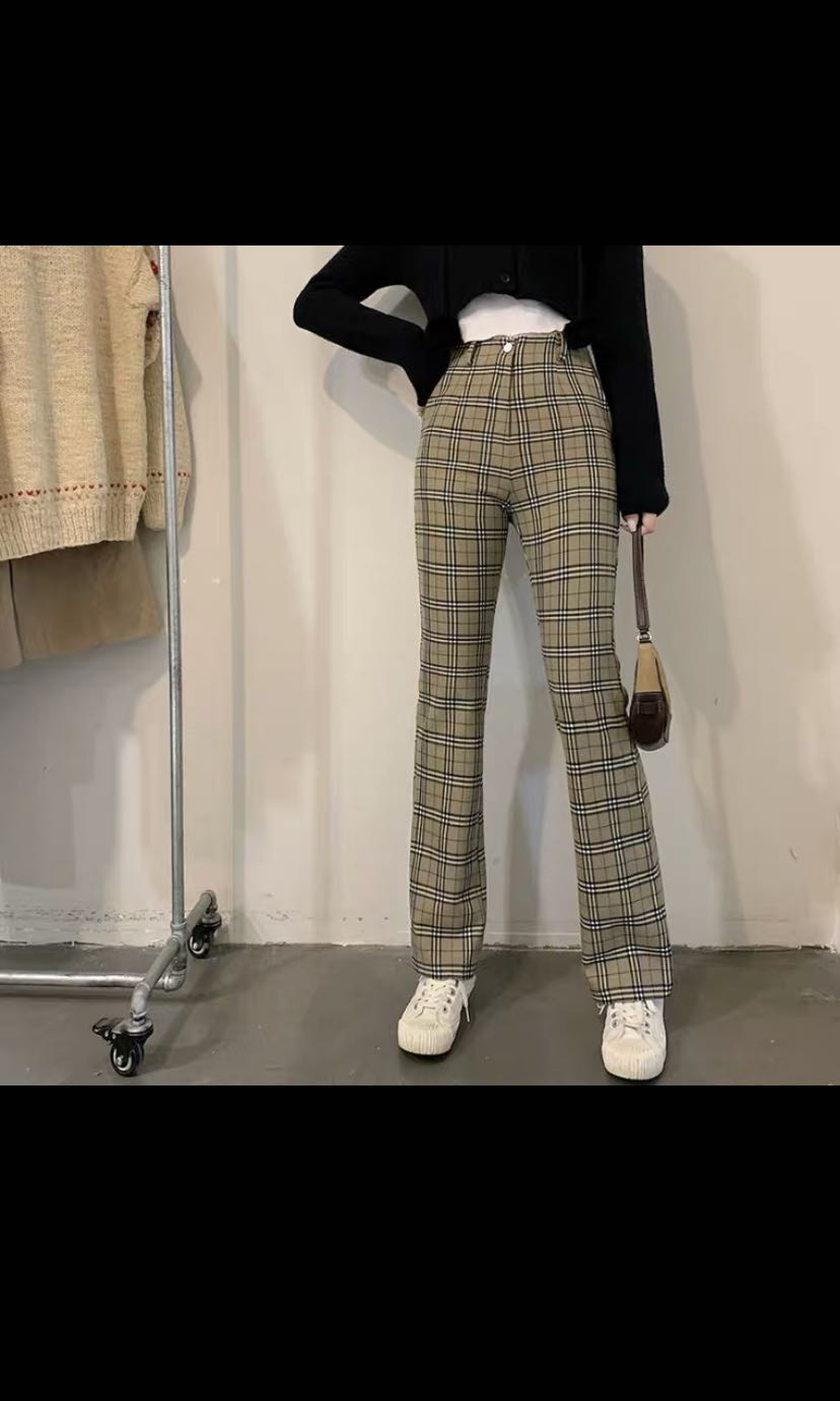Cute checkered pants Clearance