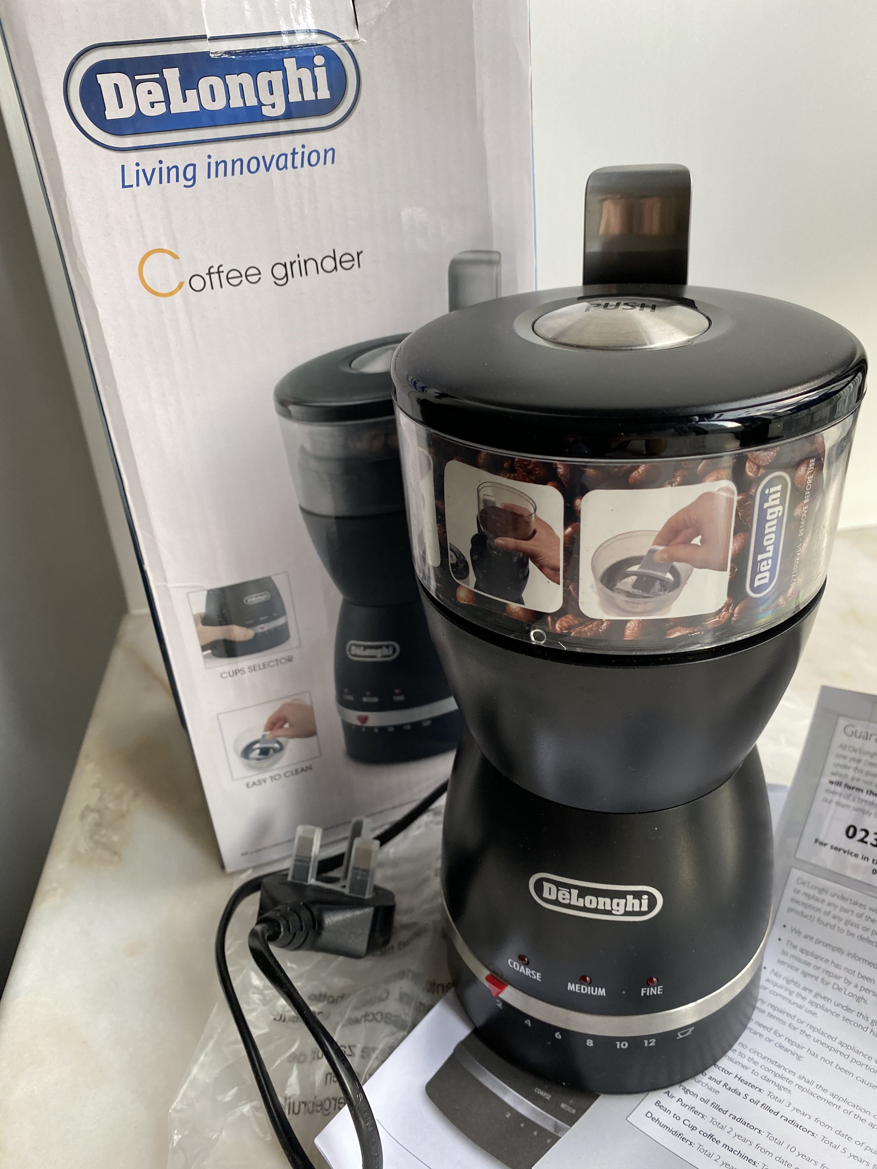Delonghi KG49 Coffee Grinder 磨豆機, 家庭電器, 廚房電器, 咖啡機及咖啡壺 Carousell