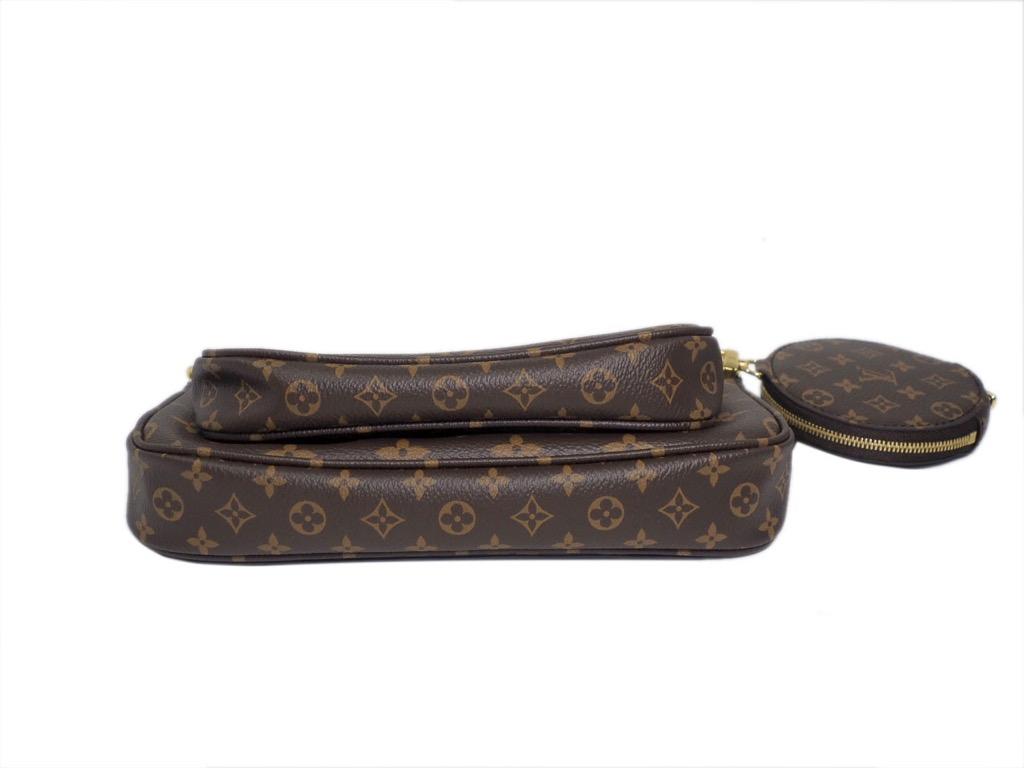 Louis Vuitton M44840 Monogram Canvas Multi- Pochette Accessories Rose Clair  Cross Body Bag