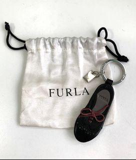 Furla Leather Shoe Keychain