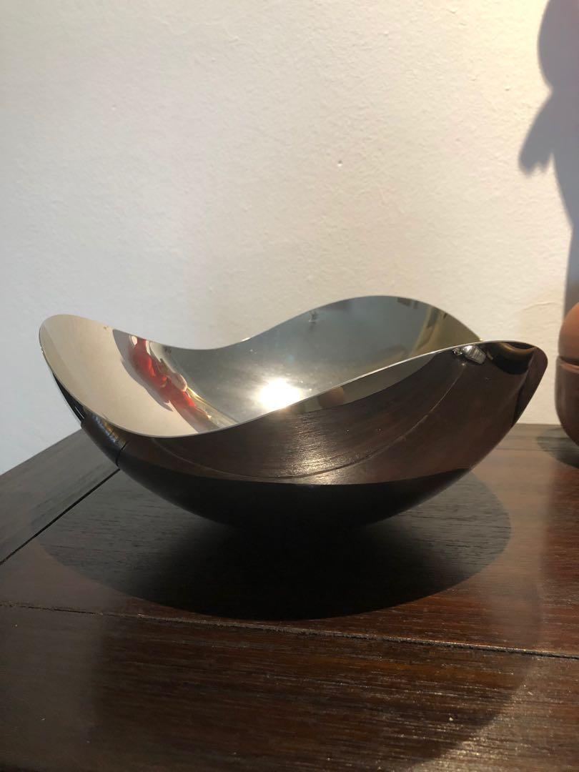 Georg Jensen Bloom sculptural mirror polished stainless steel bowl,  Furniture  Home Living, Kitchenware  Tableware, Other Kitchenware   Tableware on Carousell