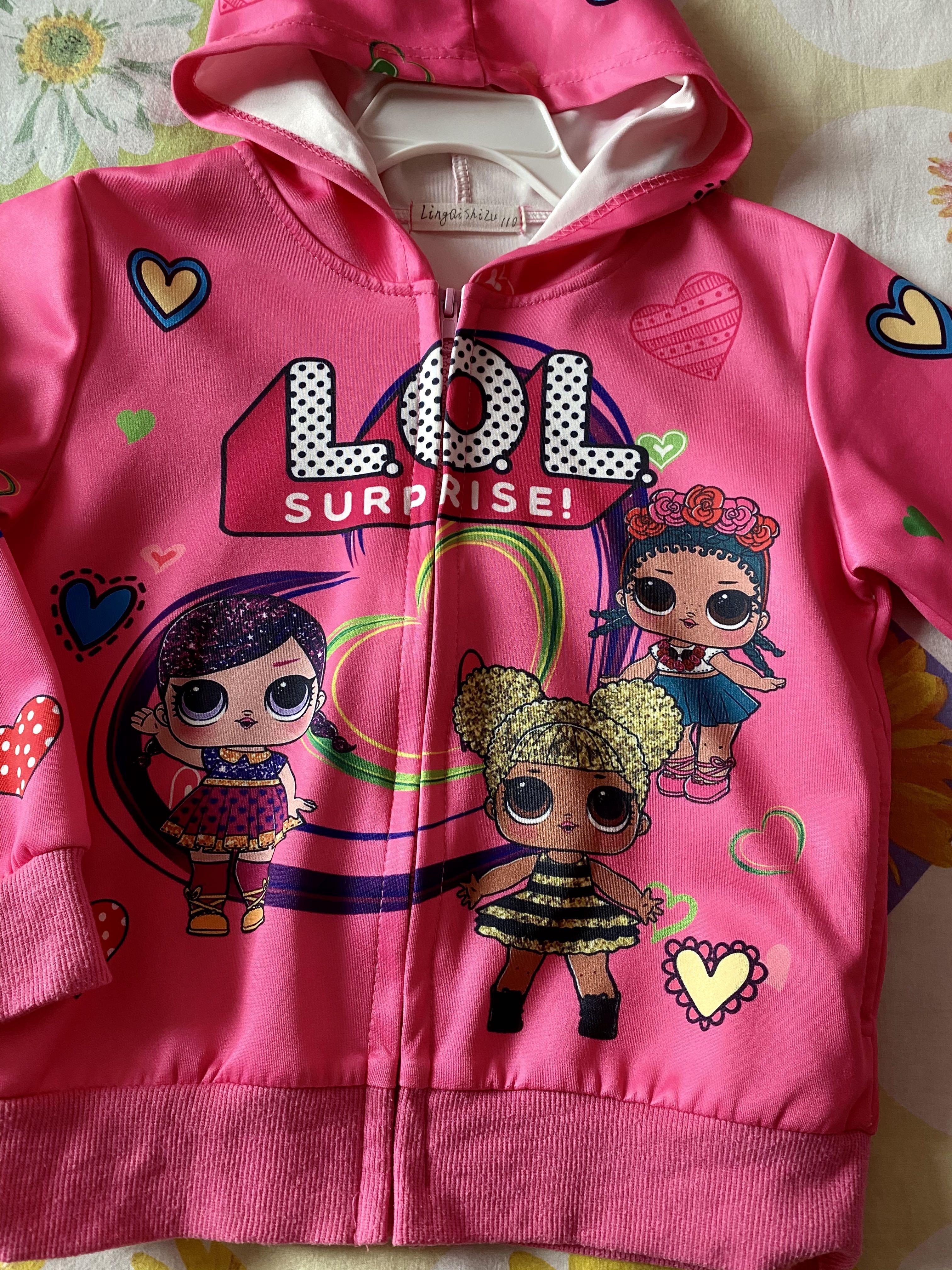 Girls kids LOL surprise Jacket hoodies 110 Babies Kids Babies