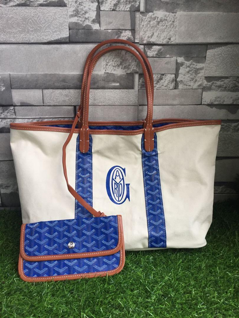 Goyard reversible tote blue, Luxury, Bags & Wallets on Carousell