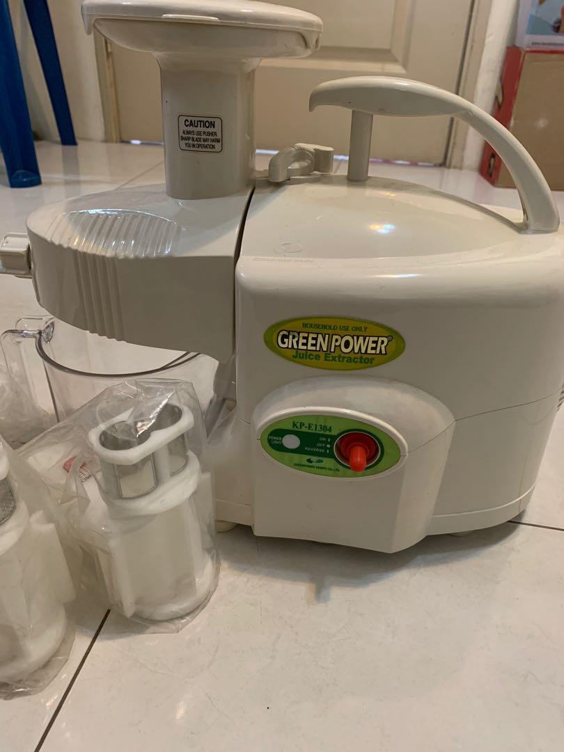 Green Power Juicer White KPE 1304