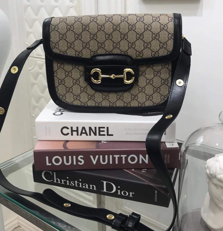 Gucci horsebit black - preloved (Category: Luxury Bags & Wallets) located in Manila. Submitted by jadah26 (Listing ID 1075138188, Image 1). Description: Gucci horsebit sling bag Bought from Japan With care card, dustbag No flaws, good as new, rank A Price negotiable Meet up or delivery .